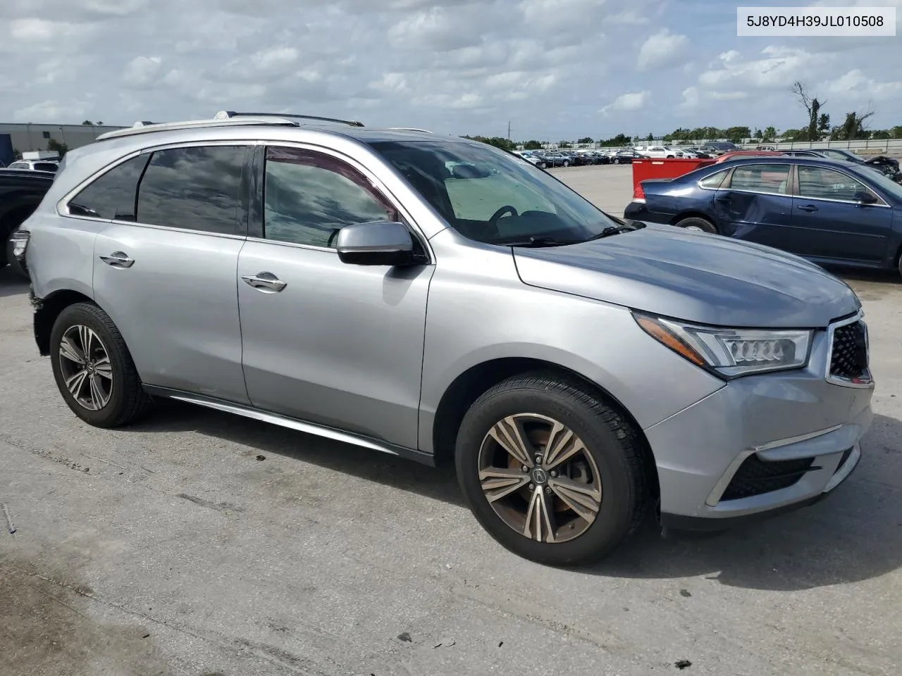 2018 Acura Mdx VIN: 5J8YD4H39JL010508 Lot: 74765024