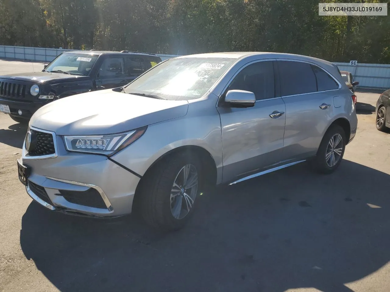 5J8YD4H33JL019169 2018 Acura Mdx