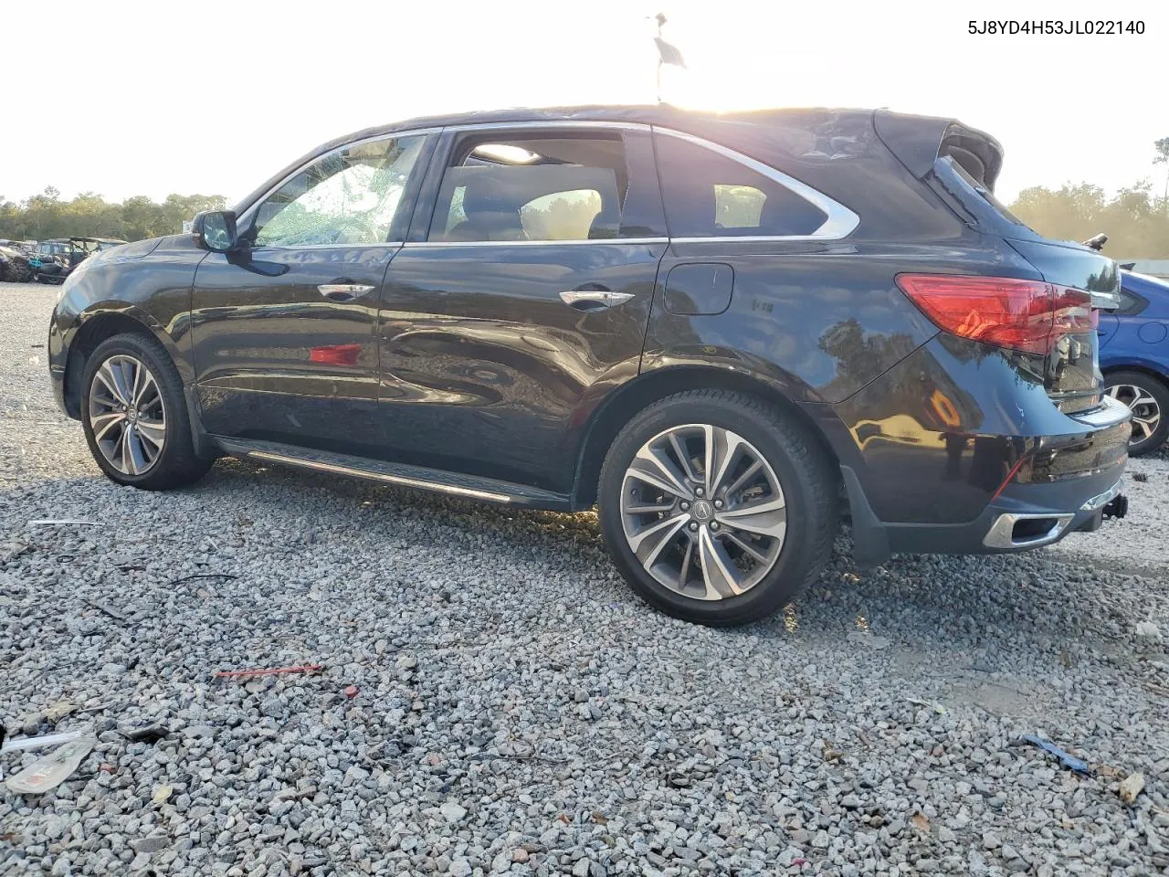 2018 Acura Mdx Technology VIN: 5J8YD4H53JL022140 Lot: 76473944