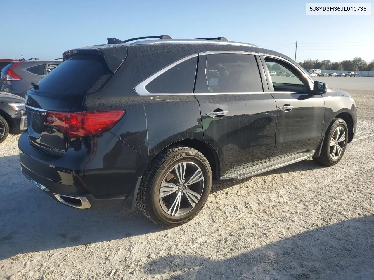 2018 Acura Mdx VIN: 5J8YD3H36JL010735 Lot: 76625974