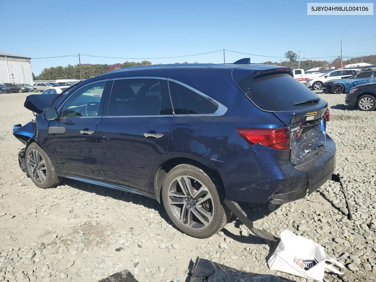 5J8YD4H98JL004106 2018 Acura Mdx Advance