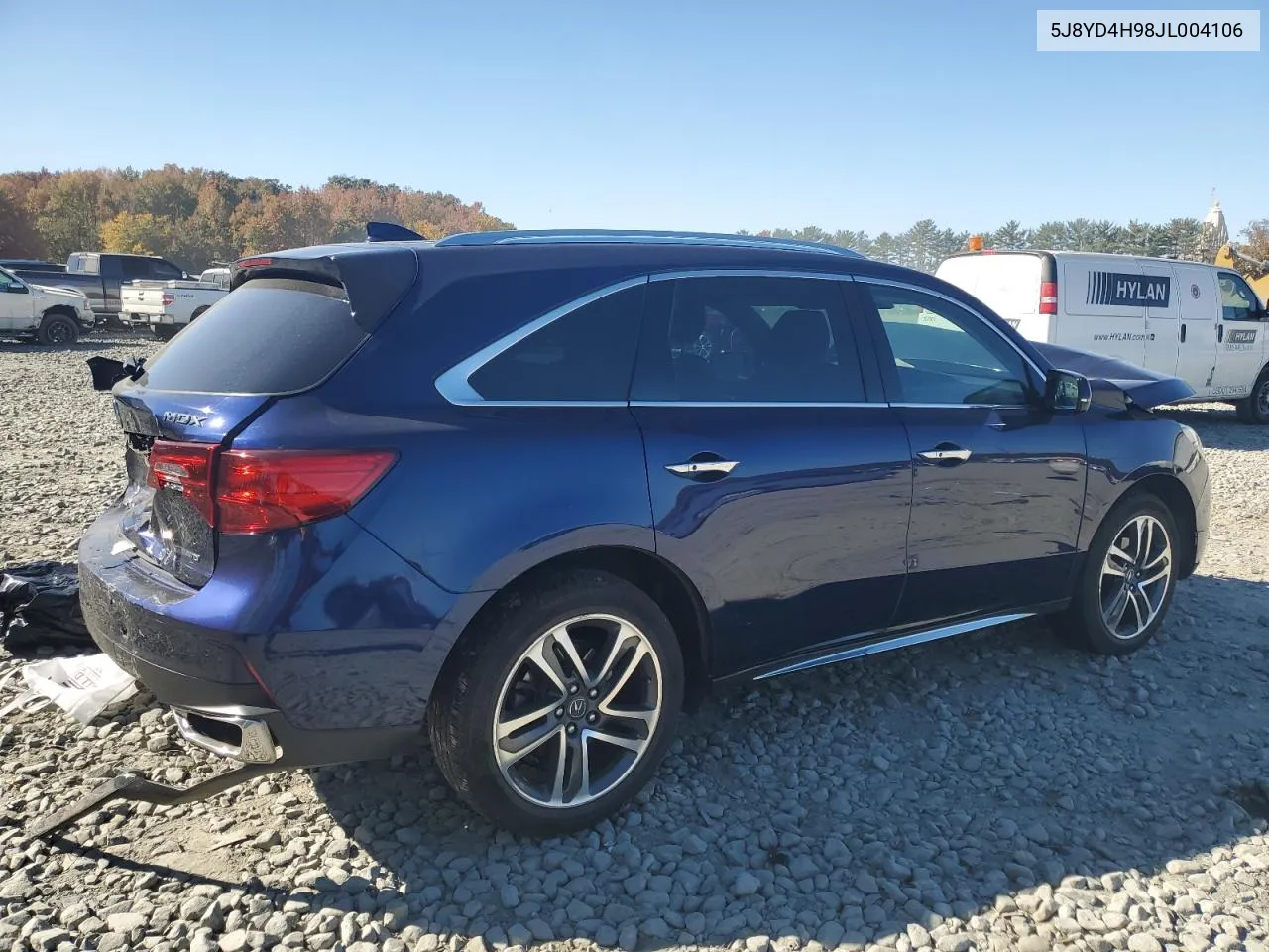 5J8YD4H98JL004106 2018 Acura Mdx Advance