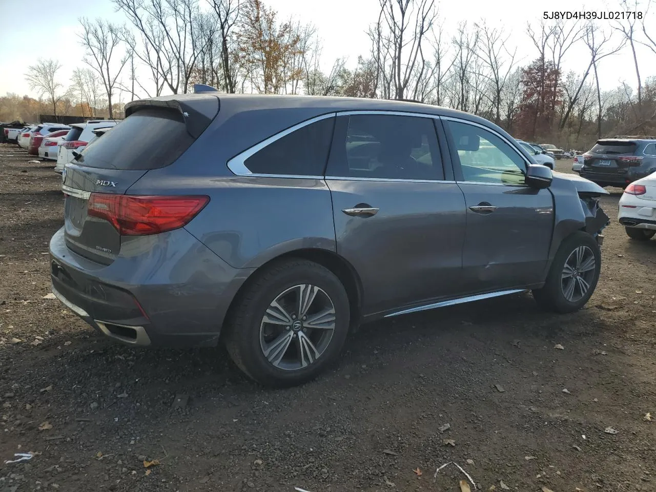 2018 Acura Mdx VIN: 5J8YD4H39JL021718 Lot: 77582674