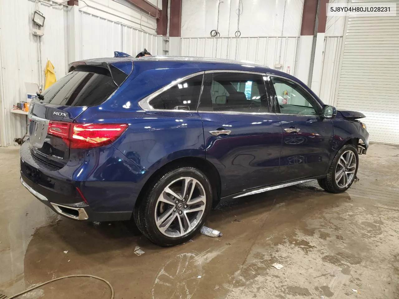 2018 Acura Mdx Advance VIN: 5J8YD4H80JL028231 Lot: 77997474