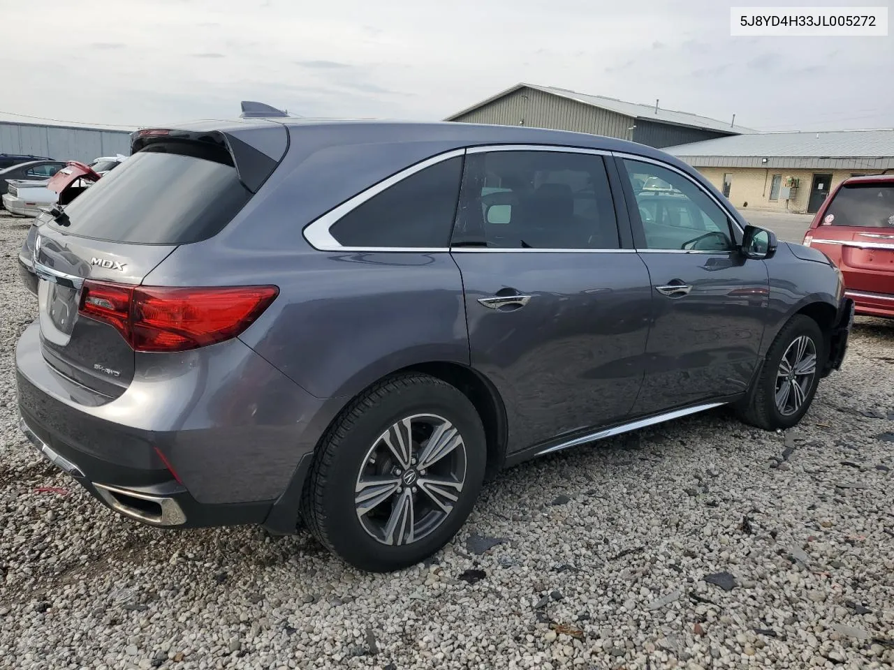 2018 Acura Mdx VIN: 5J8YD4H33JL005272 Lot: 78417244