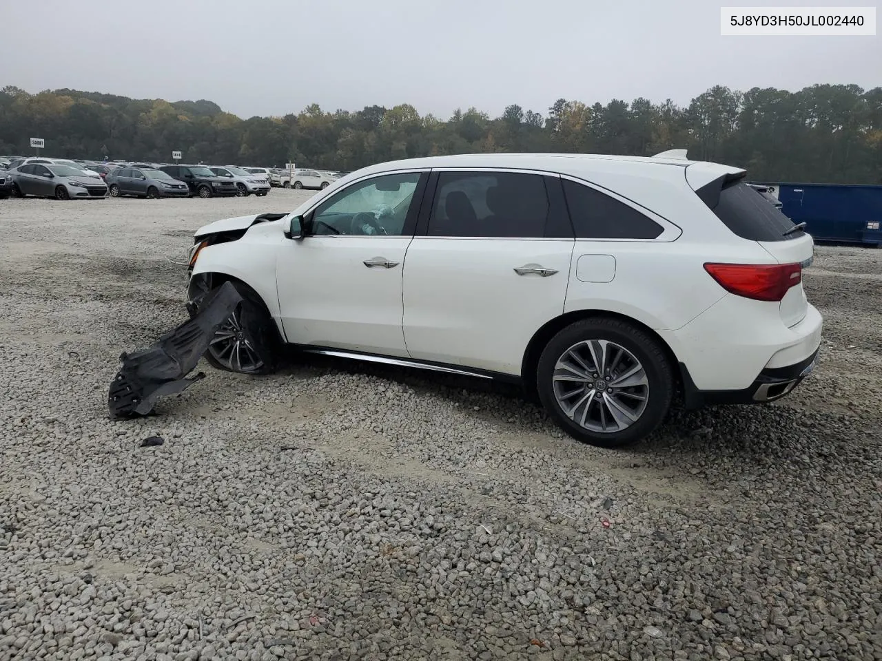 2018 Acura Mdx Technology VIN: 5J8YD3H50JL002440 Lot: 79416554