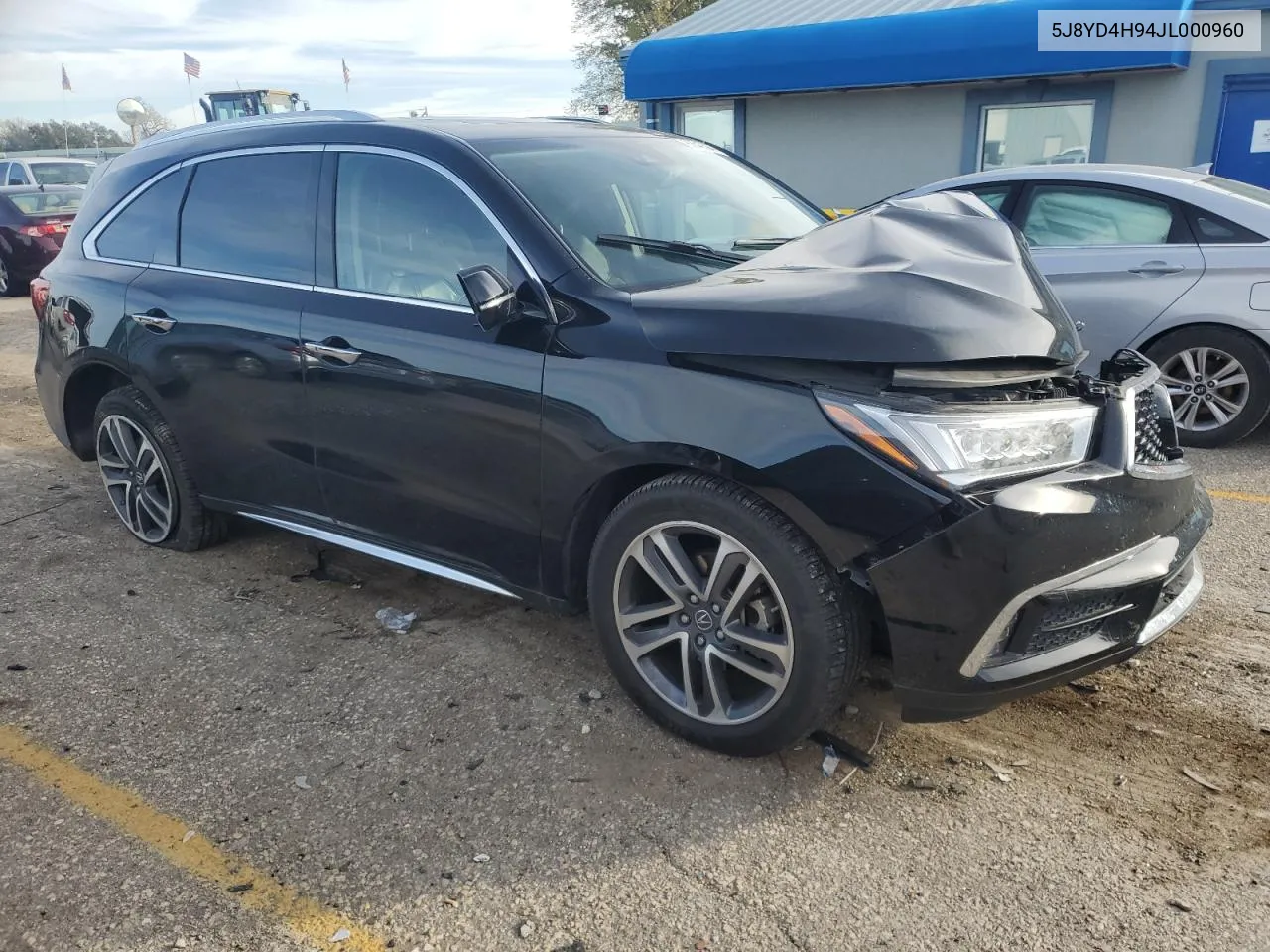 2018 Acura Mdx Advance VIN: 5J8YD4H94JL000960 Lot: 80648594