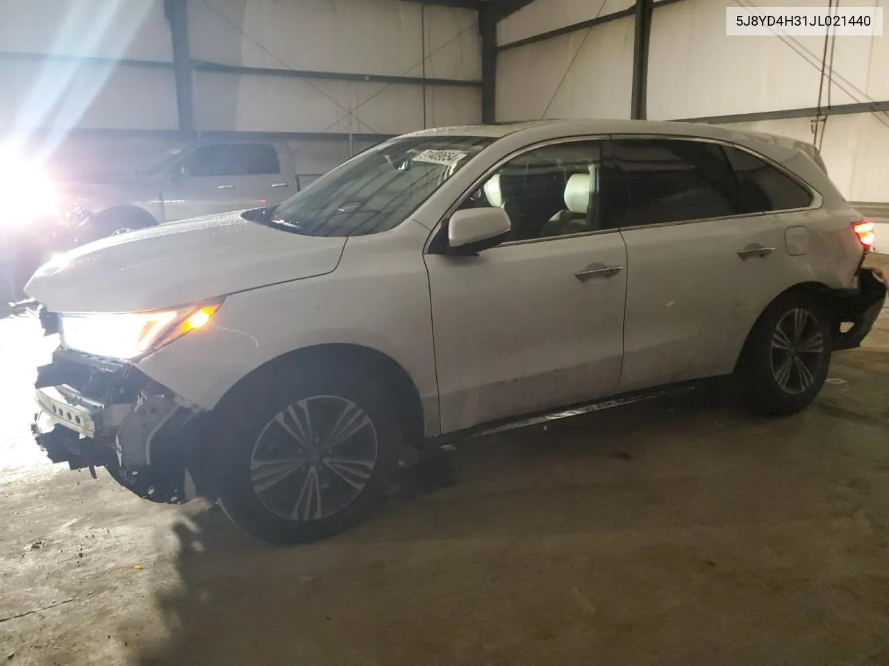 2018 Acura Mdx VIN: 5J8YD4H31JL021440 Lot: 81409654