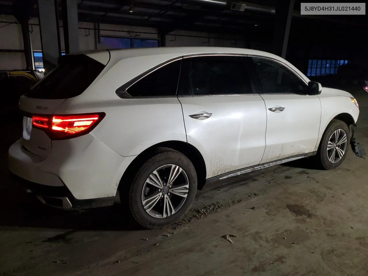 2018 Acura Mdx VIN: 5J8YD4H31JL021440 Lot: 81409654