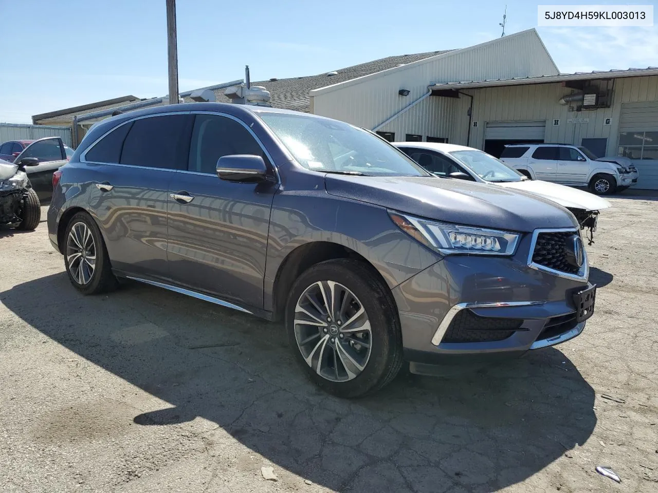 2019 Acura Mdx Technology VIN: 5J8YD4H59KL003013 Lot: 52399954