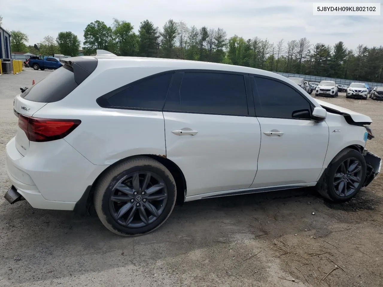 5J8YD4H09KL802102 2019 Acura Mdx A-Spec