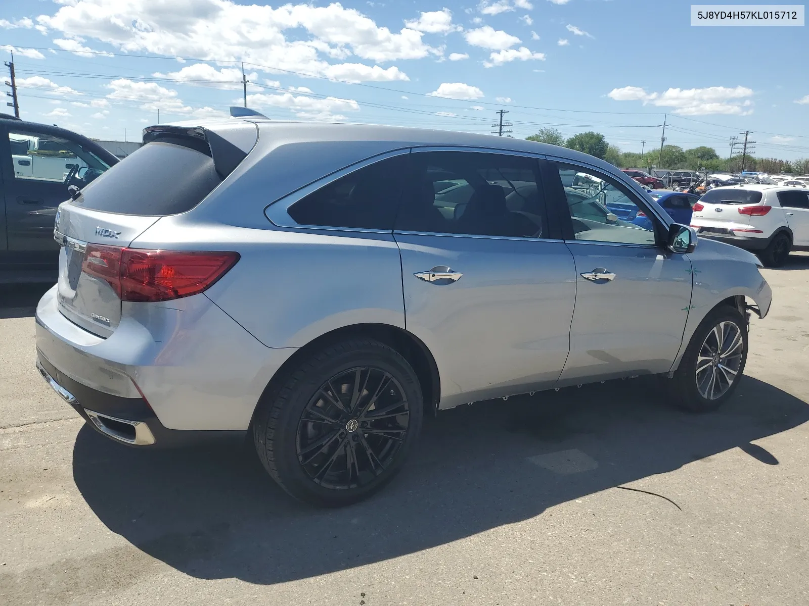 2019 Acura Mdx Technology VIN: 5J8YD4H57KL015712 Lot: 55167194