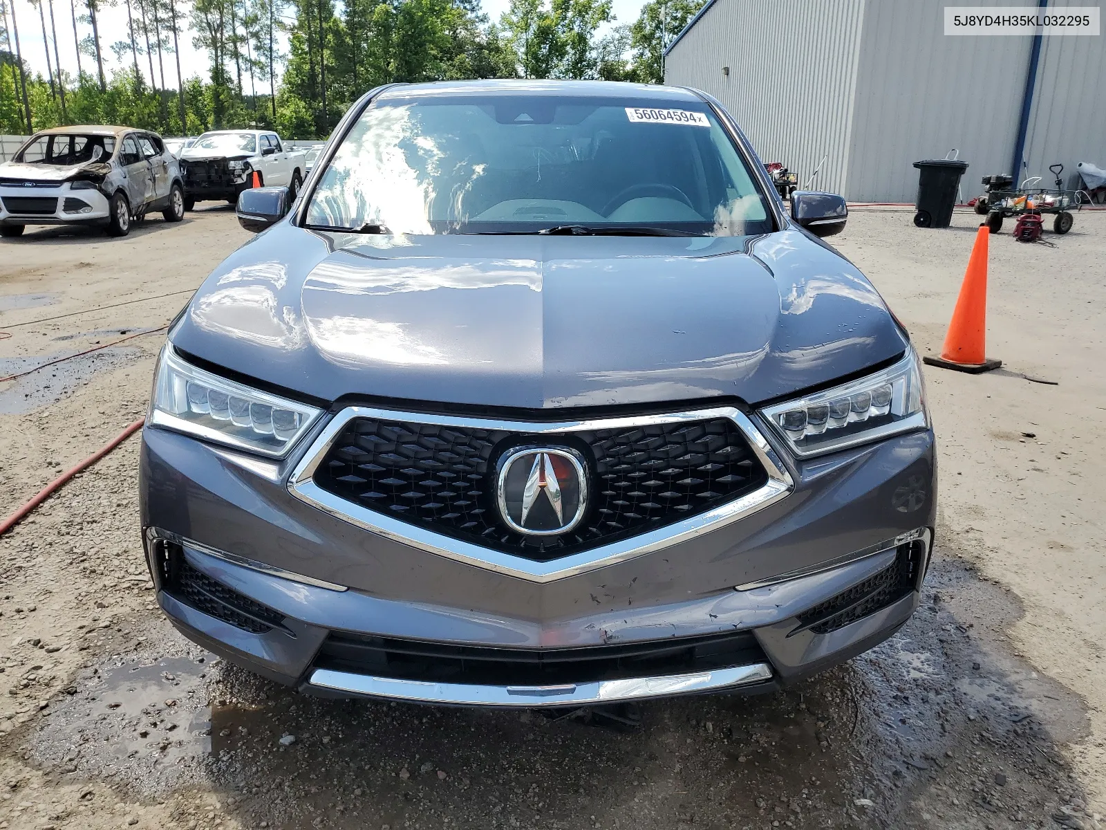 2019 Acura Mdx VIN: 5J8YD4H35KL032295 Lot: 56064594