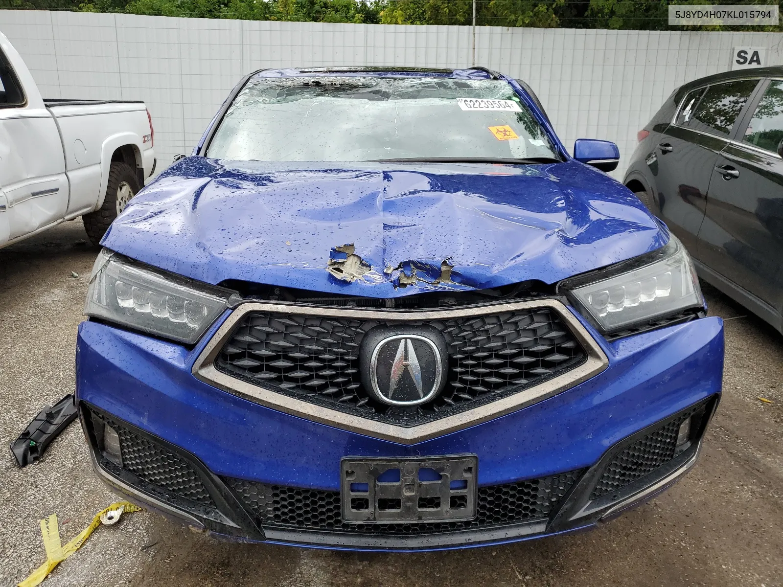 2019 Acura Mdx A-Spec VIN: 5J8YD4H07KL015794 Lot: 62239564