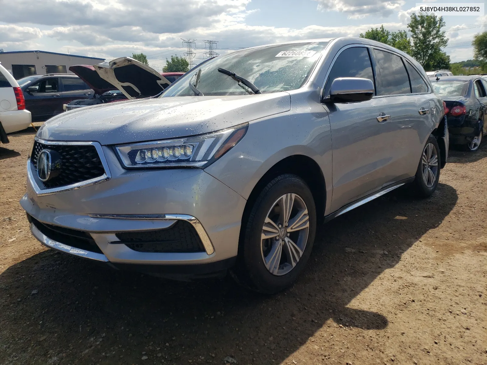 5J8YD4H38KL027852 2019 Acura Mdx