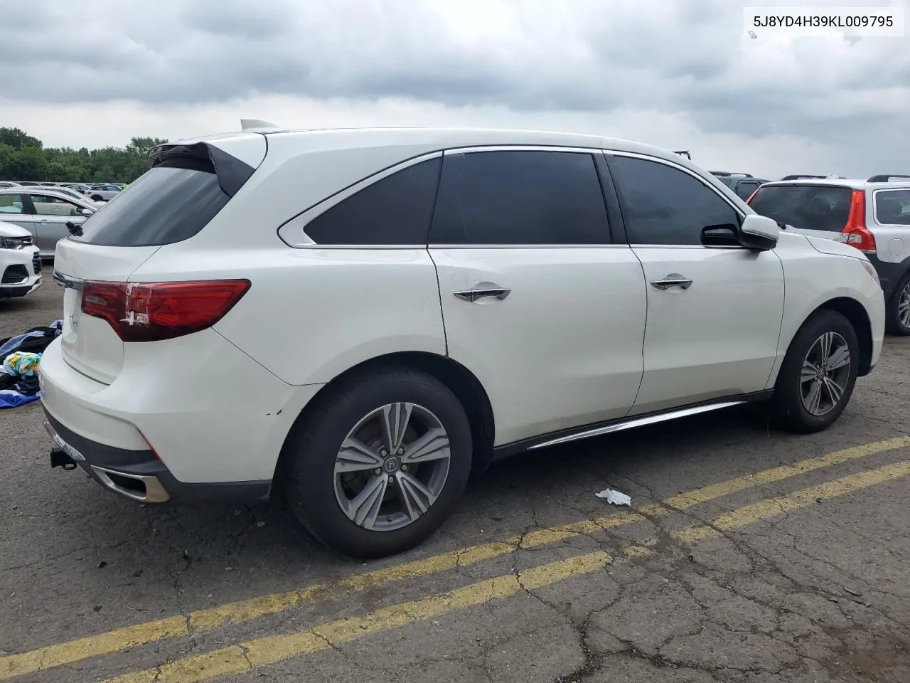 2019 Acura Mdx VIN: 5J8YD4H39KL009795 Lot: 63834734