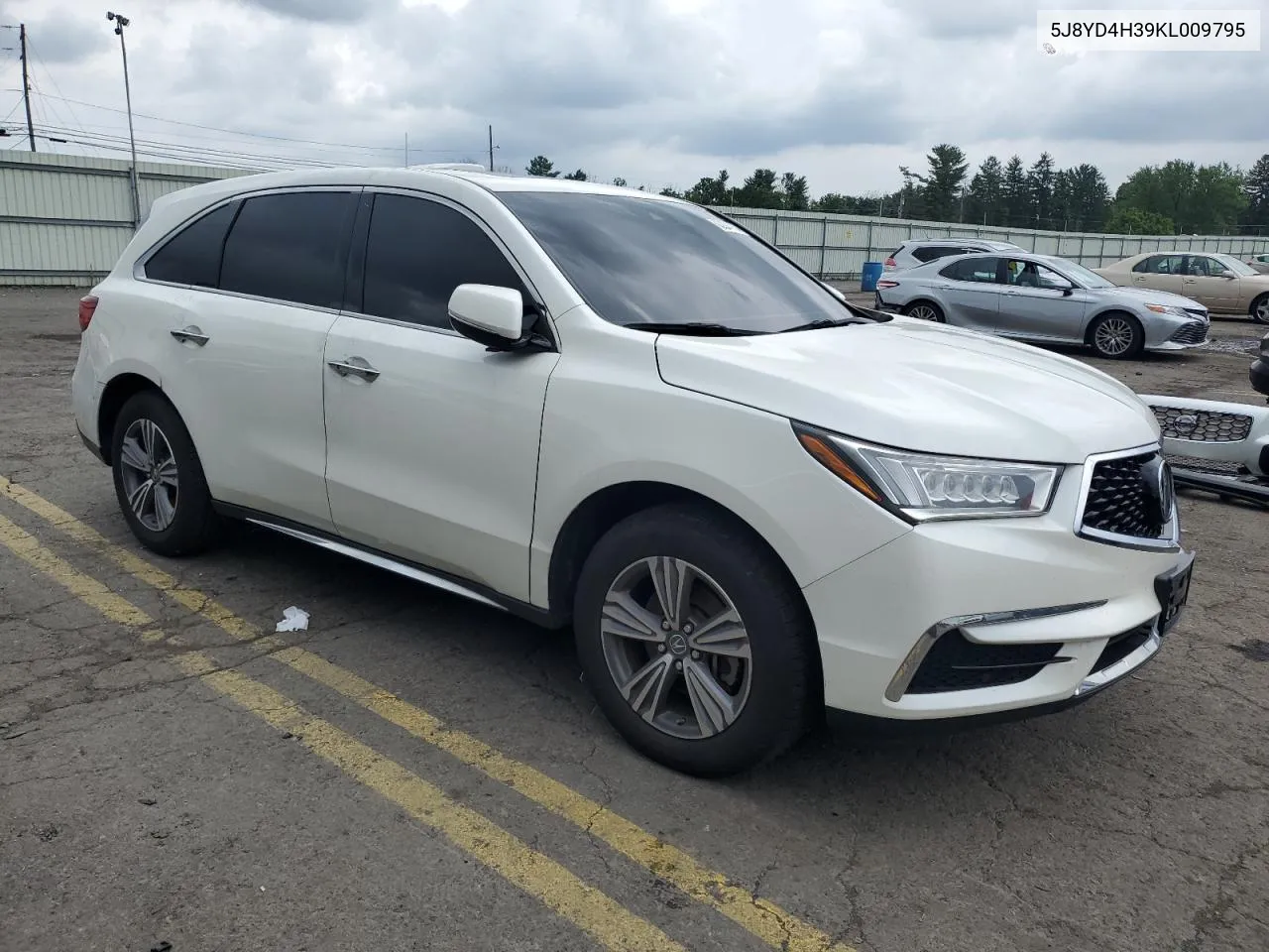 2019 Acura Mdx VIN: 5J8YD4H39KL009795 Lot: 63834734