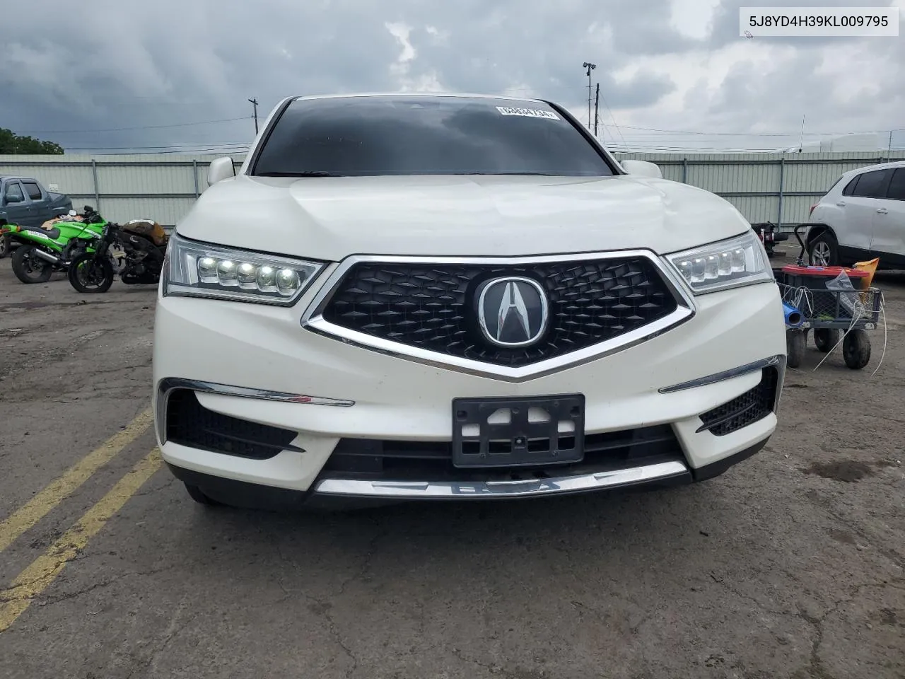 2019 Acura Mdx VIN: 5J8YD4H39KL009795 Lot: 63834734