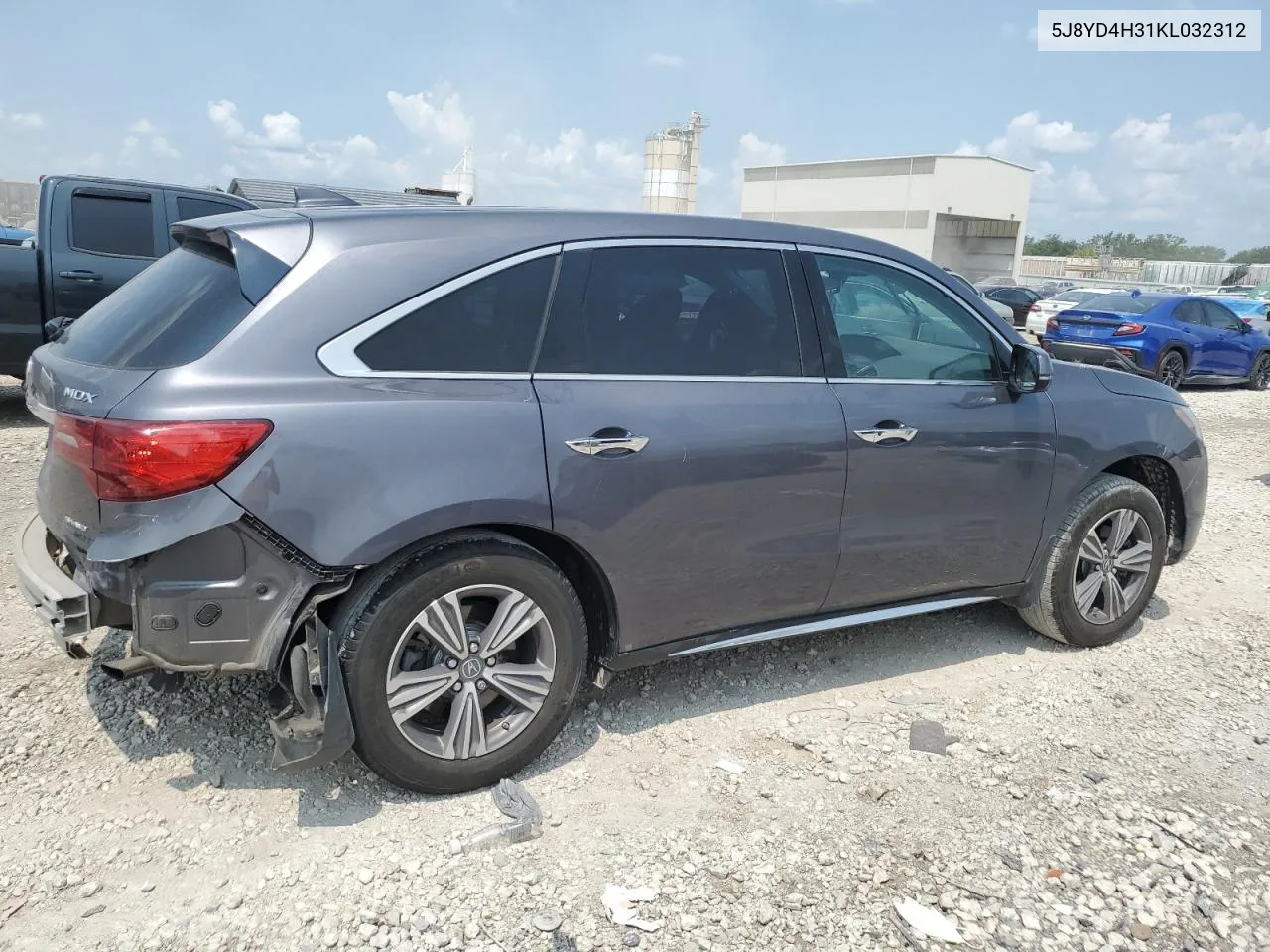 5J8YD4H31KL032312 2019 Acura Mdx