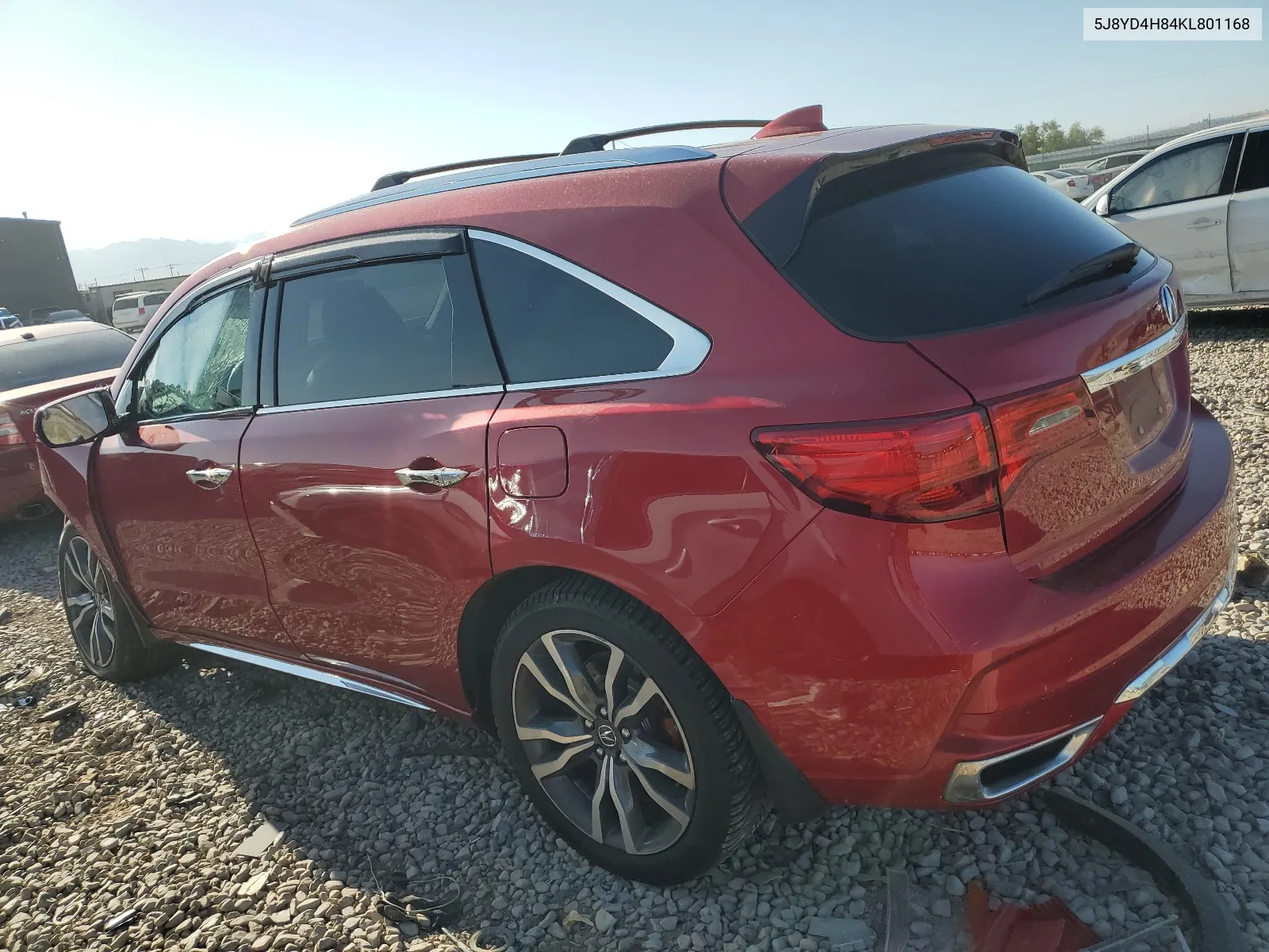 2019 Acura Mdx Advance VIN: 5J8YD4H84KL801168 Lot: 65955494