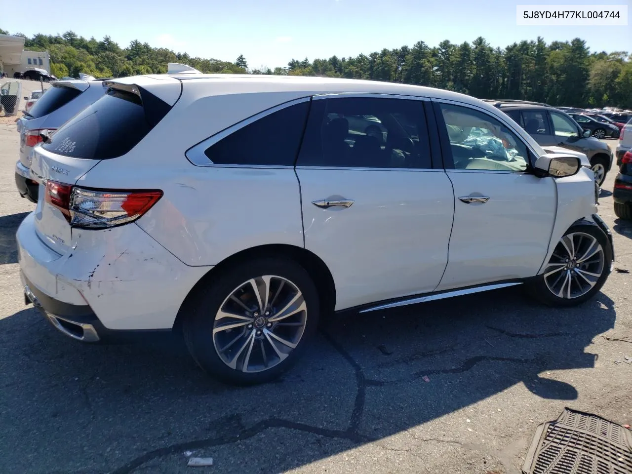 2019 Acura Mdx Technology VIN: 5J8YD4H77KL004744 Lot: 66306123