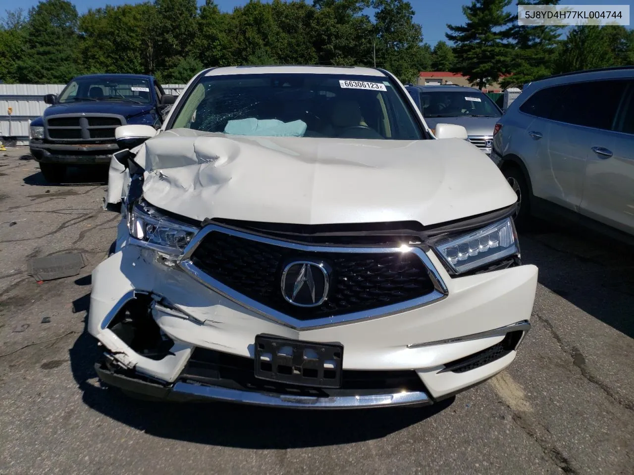 2019 Acura Mdx Technology VIN: 5J8YD4H77KL004744 Lot: 66306123