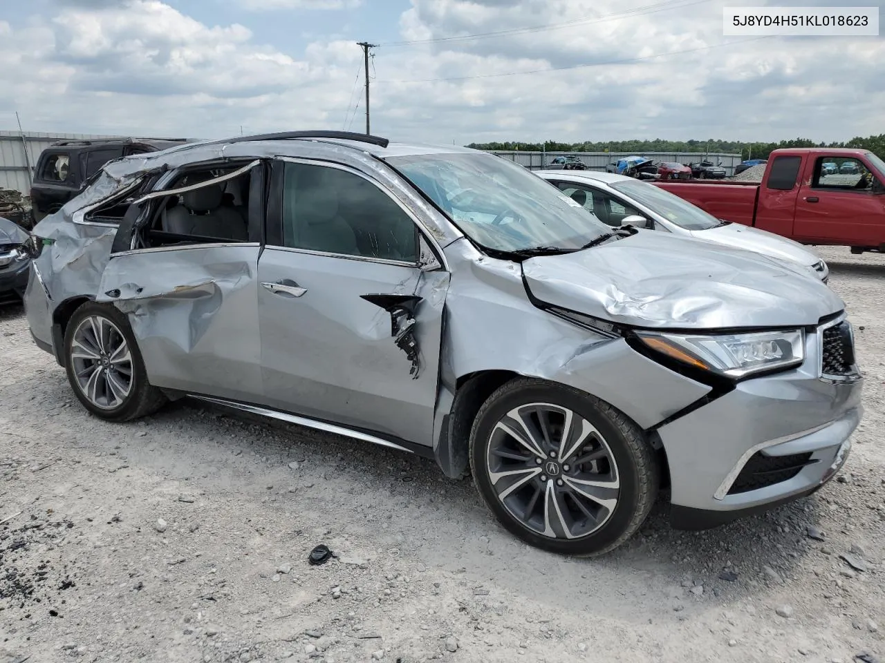 2019 Acura Mdx Technology VIN: 5J8YD4H51KL018623 Lot: 66692314