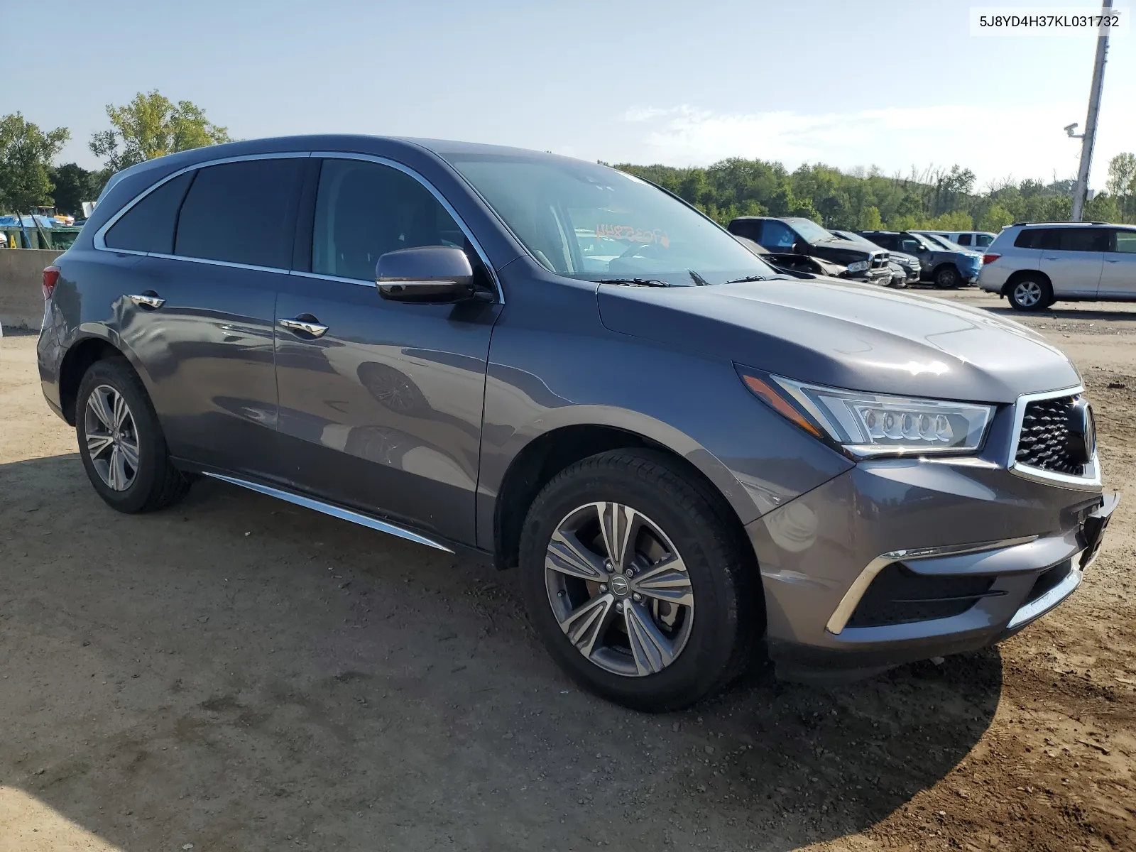 2019 Acura Mdx VIN: 5J8YD4H37KL031732 Lot: 67035844