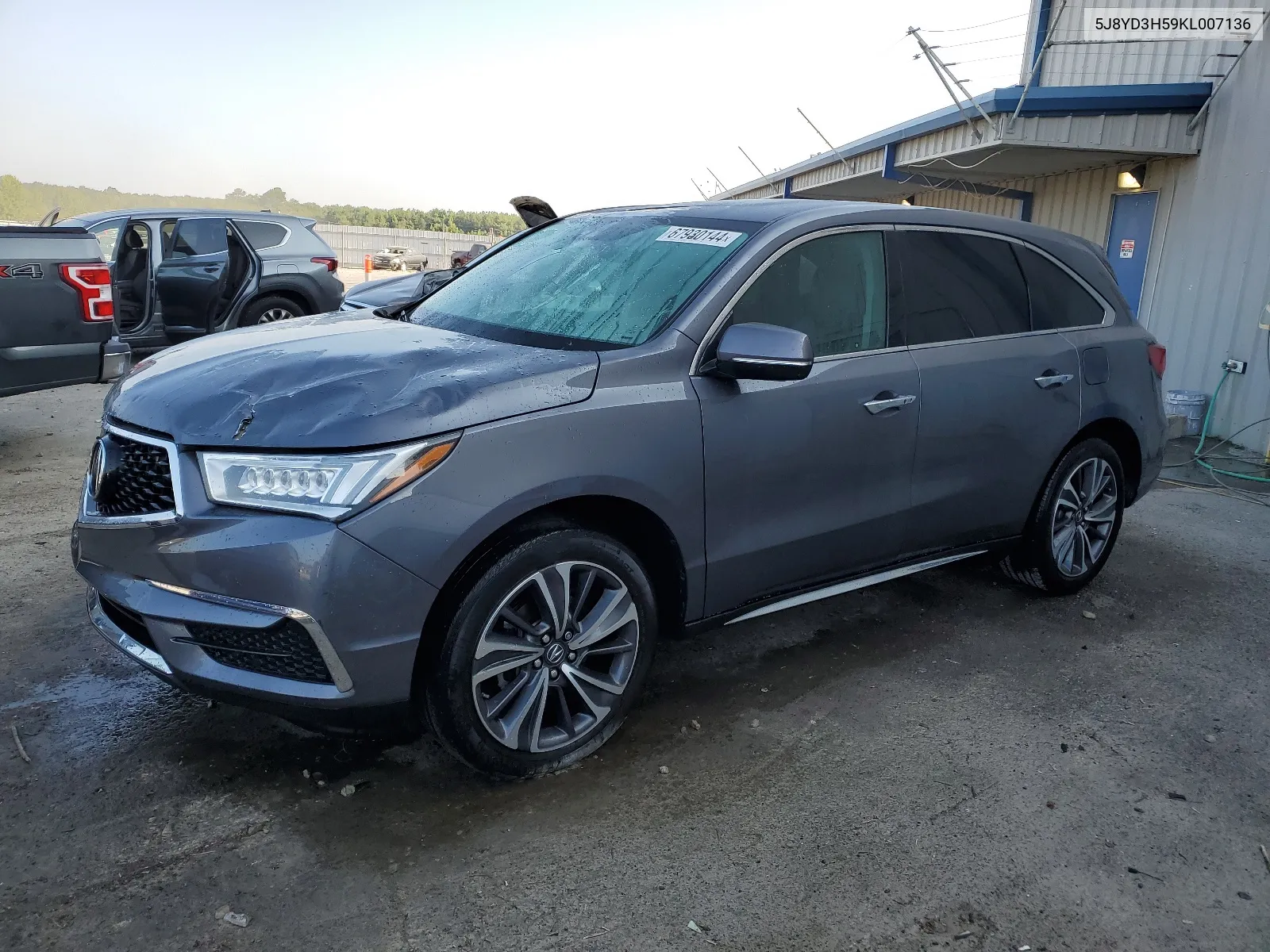 2019 Acura Mdx Technology VIN: 5J8YD3H59KL007136 Lot: 67930144