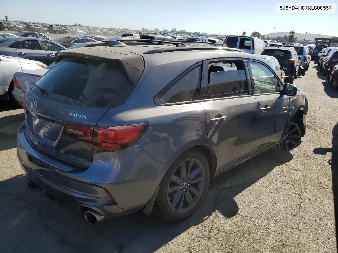 2019 Acura Mdx A-Spec VIN: 5J8YD4H07KL800557 Lot: 68095524