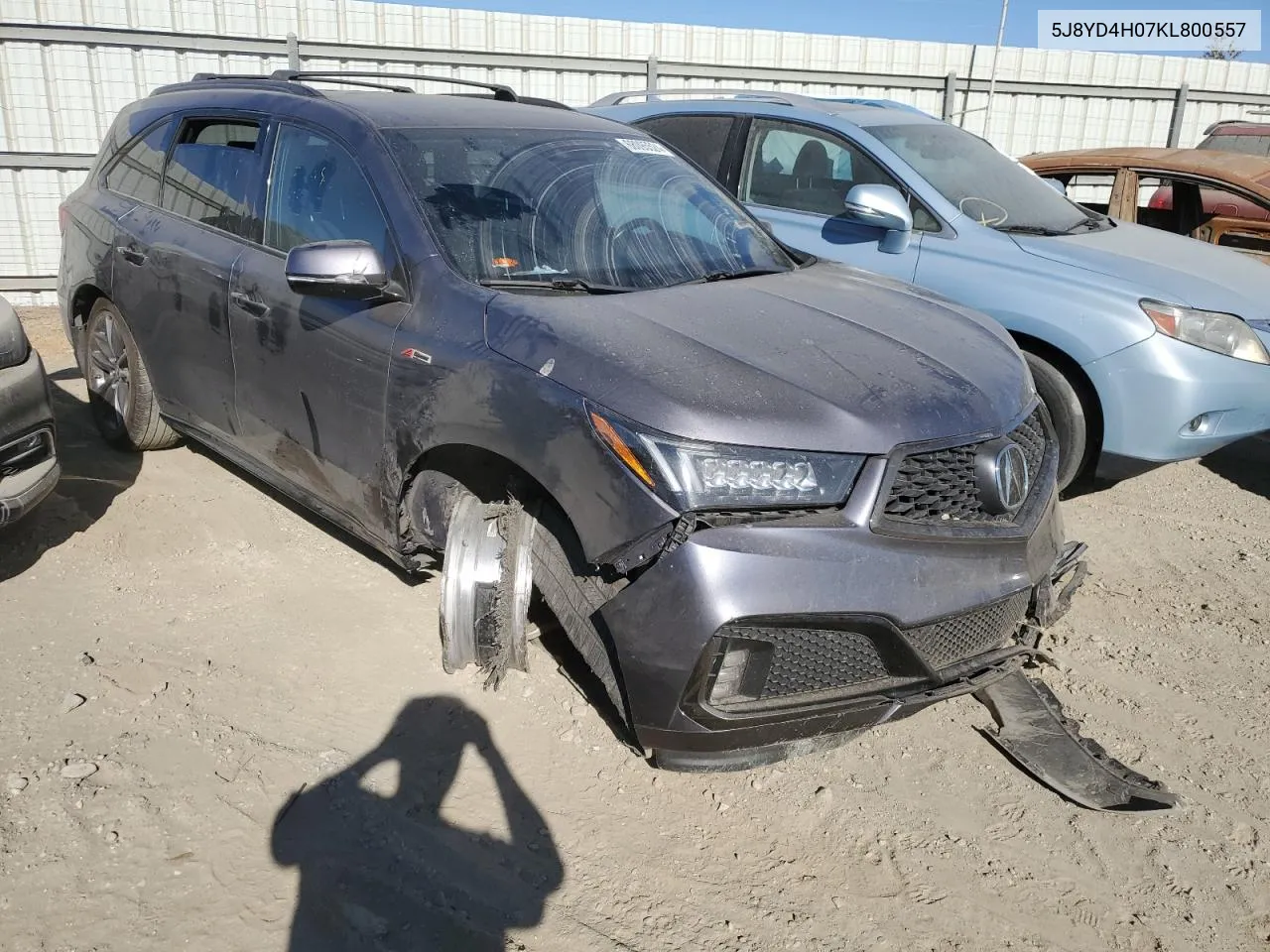 2019 Acura Mdx A-Spec VIN: 5J8YD4H07KL800557 Lot: 68095524