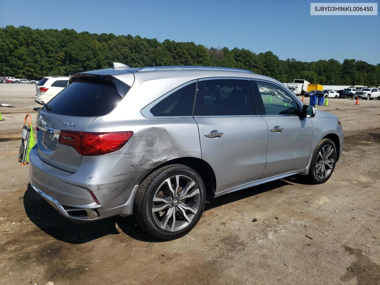 2019 Acura Mdx Advance VIN: 5J8YD3H96KL006450 Lot: 68138564