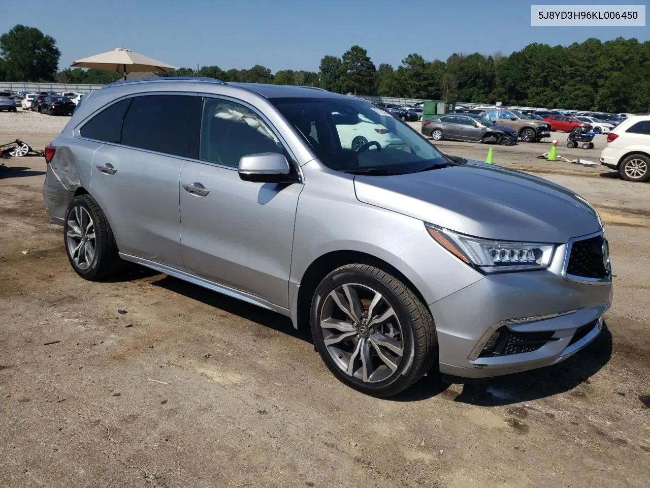 2019 Acura Mdx Advance VIN: 5J8YD3H96KL006450 Lot: 68138564