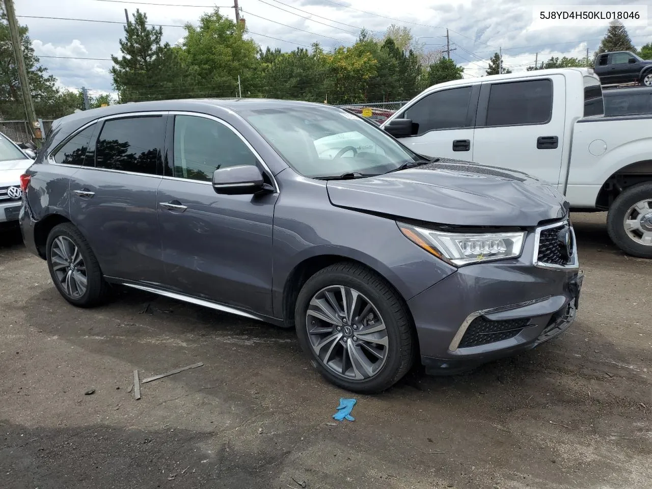 2019 Acura Mdx Technology VIN: 5J8YD4H50KL018046 Lot: 68919294