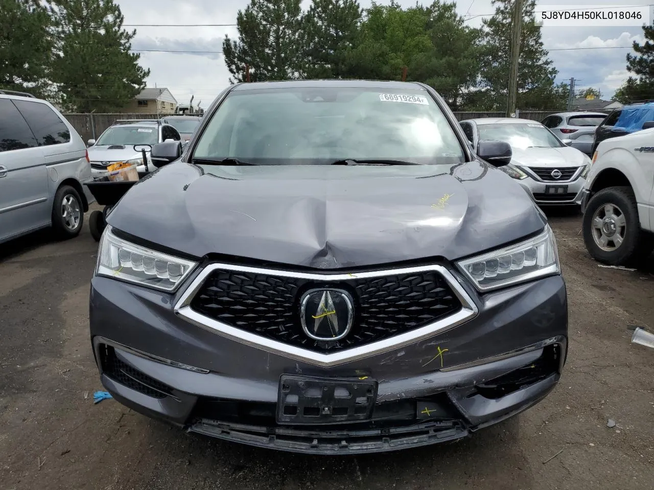 2019 Acura Mdx Technology VIN: 5J8YD4H50KL018046 Lot: 68919294