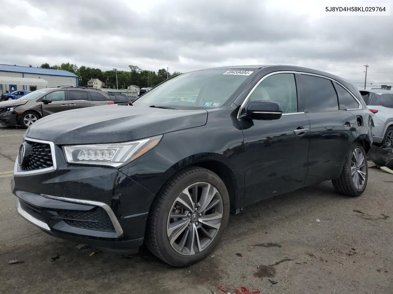 5J8YD4H58KL029764 2019 Acura Mdx Technology