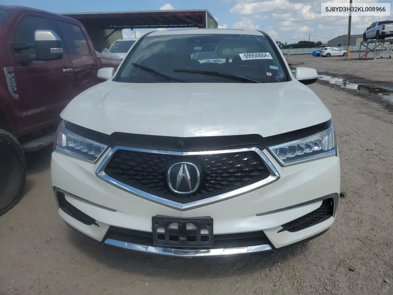 2019 Acura Mdx VIN: 5J8YD3H32KL008966 Lot: 69950604