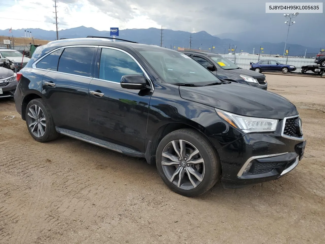 2019 Acura Mdx Advance VIN: 5J8YD4H95KL005635 Lot: 70184434