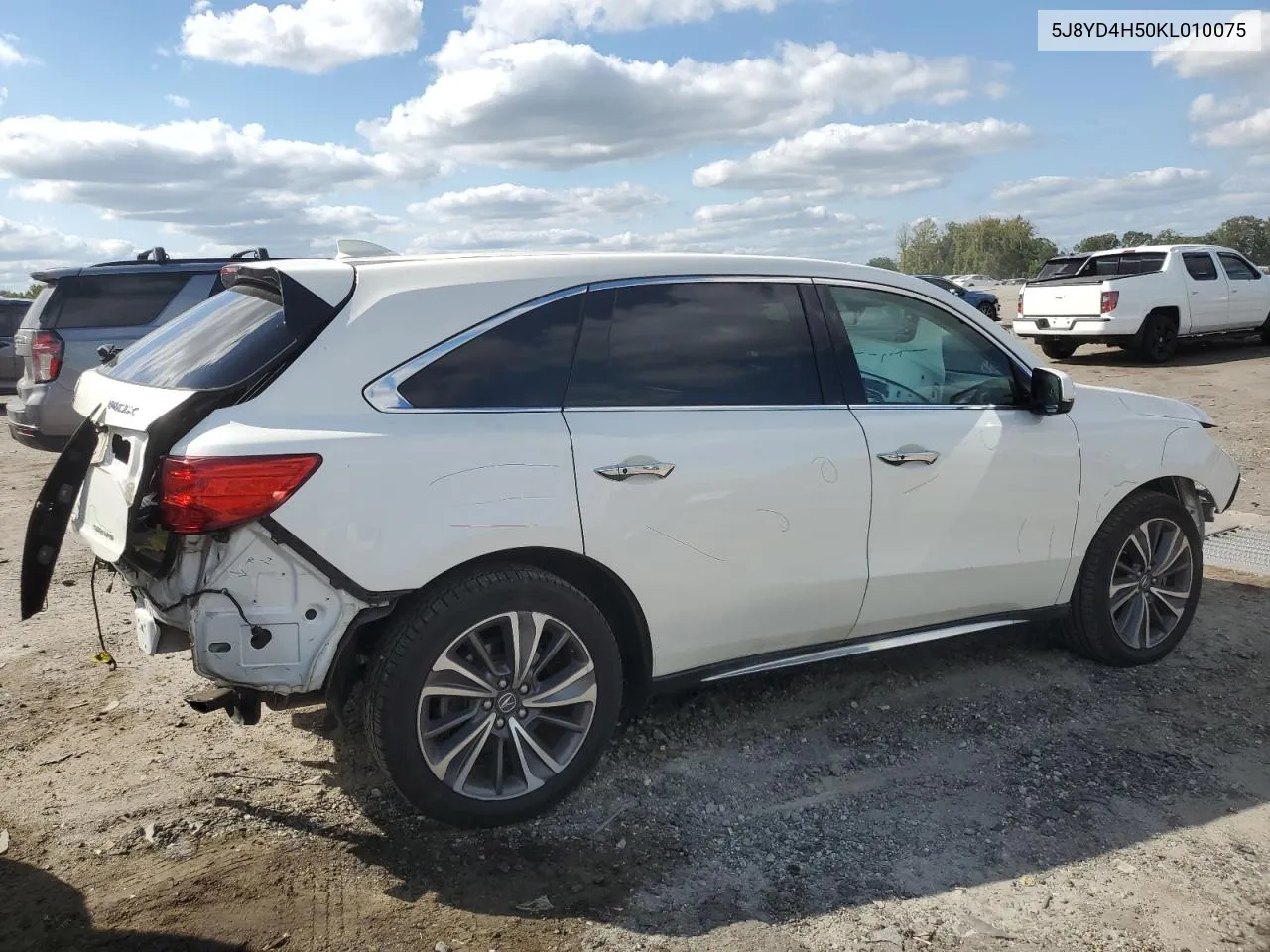 2019 Acura Mdx Technology VIN: 5J8YD4H50KL010075 Lot: 70458654