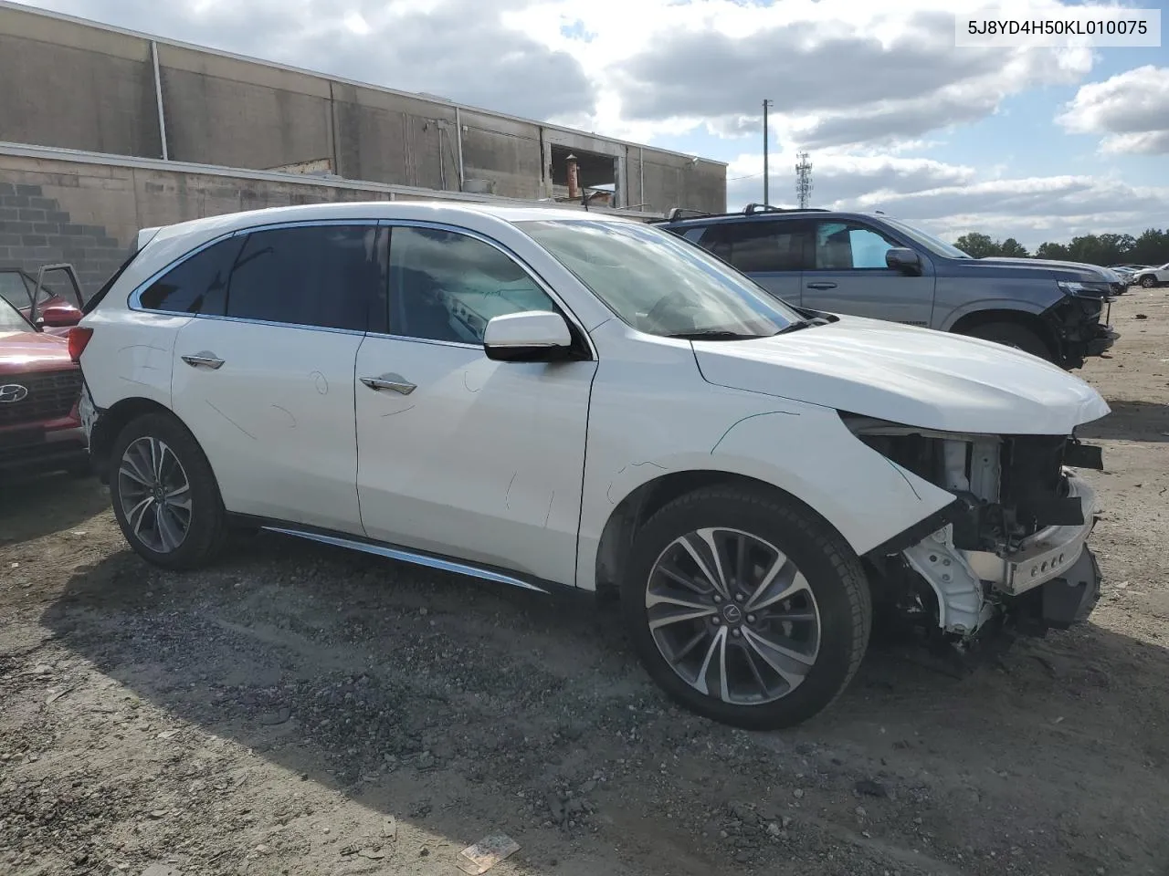 2019 Acura Mdx Technology VIN: 5J8YD4H50KL010075 Lot: 70458654