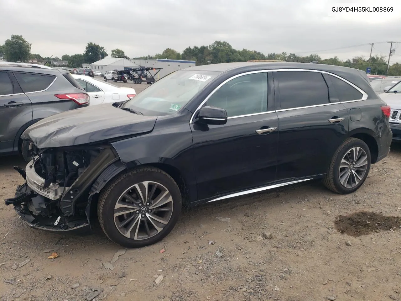 5J8YD4H55KL008869 2019 Acura Mdx Technology