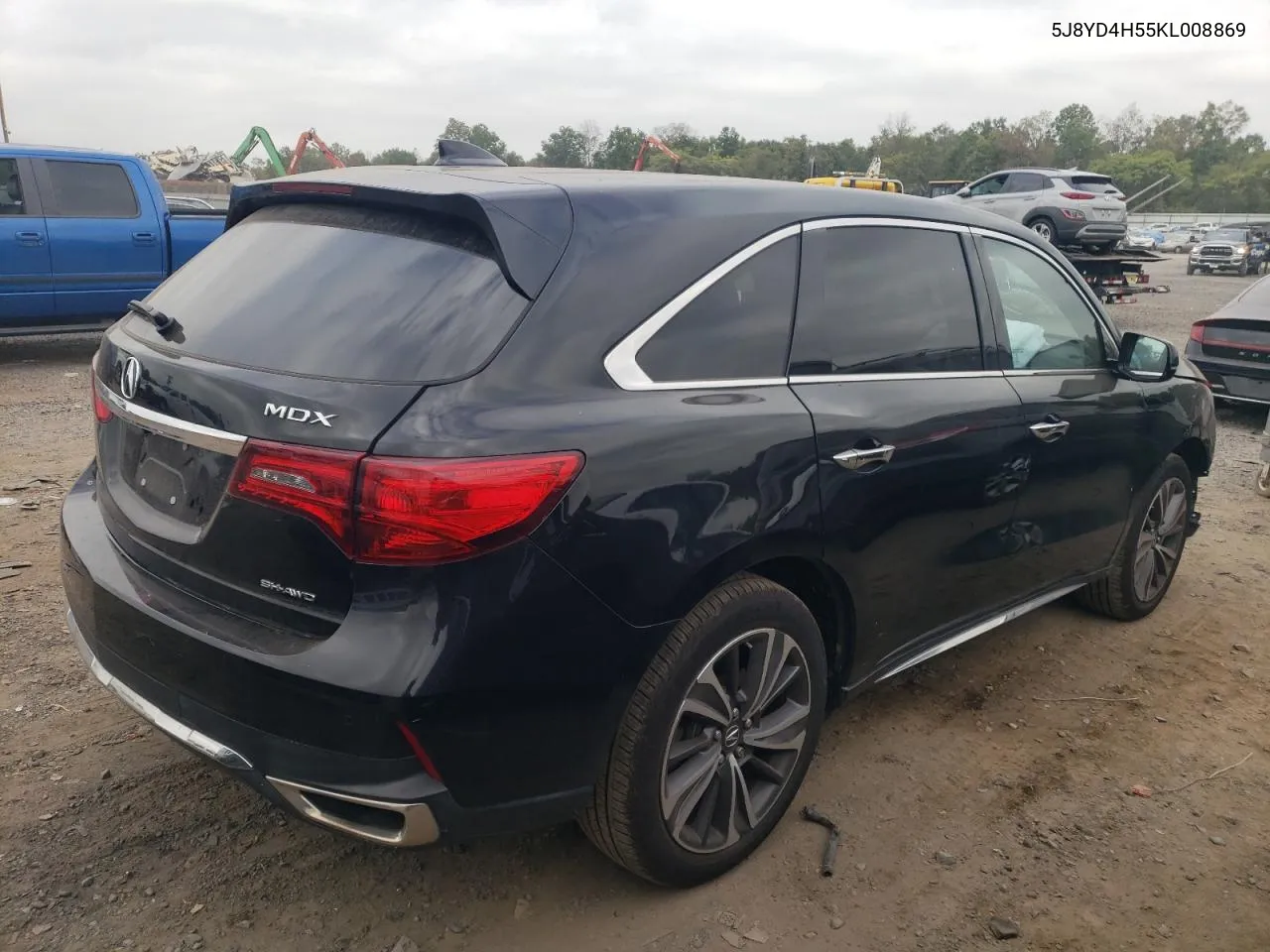 2019 Acura Mdx Technology VIN: 5J8YD4H55KL008869 Lot: 71636924