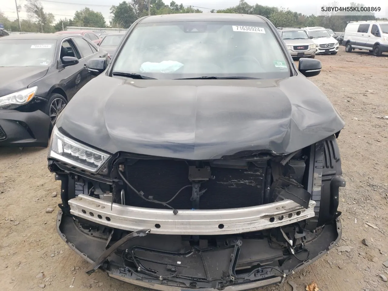 5J8YD4H55KL008869 2019 Acura Mdx Technology