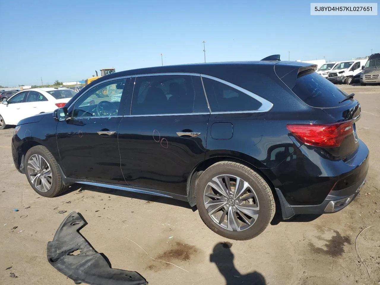 5J8YD4H57KL027651 2019 Acura Mdx Technology