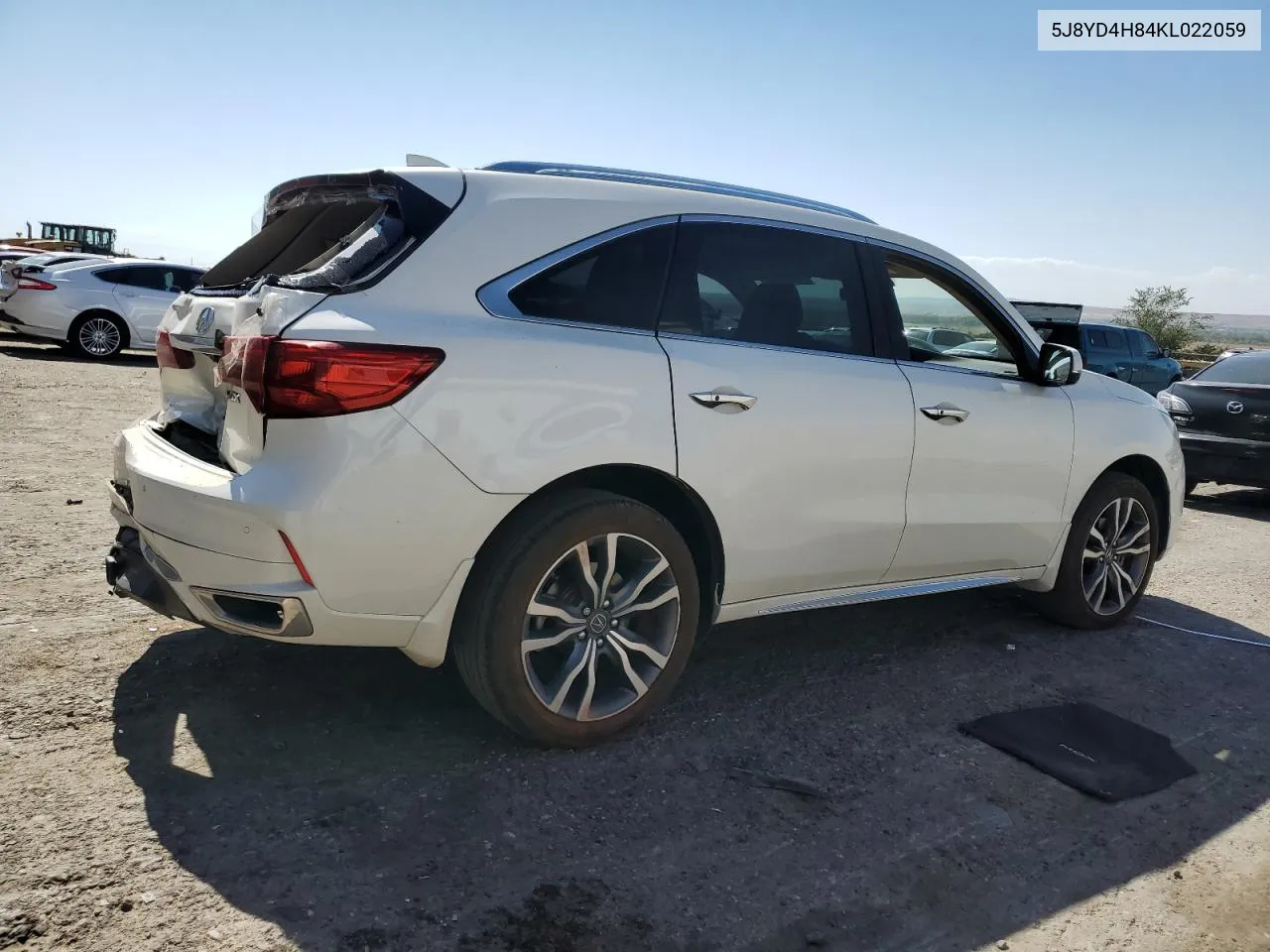 2019 Acura Mdx Advance VIN: 5J8YD4H84KL022059 Lot: 73486634