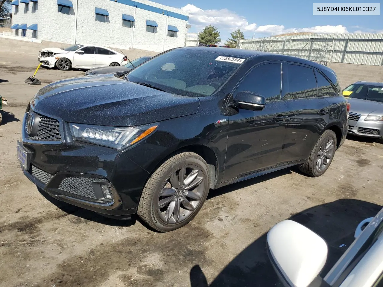 2019 Acura Mdx A-Spec VIN: 5J8YD4H06KL010327 Lot: 73582384