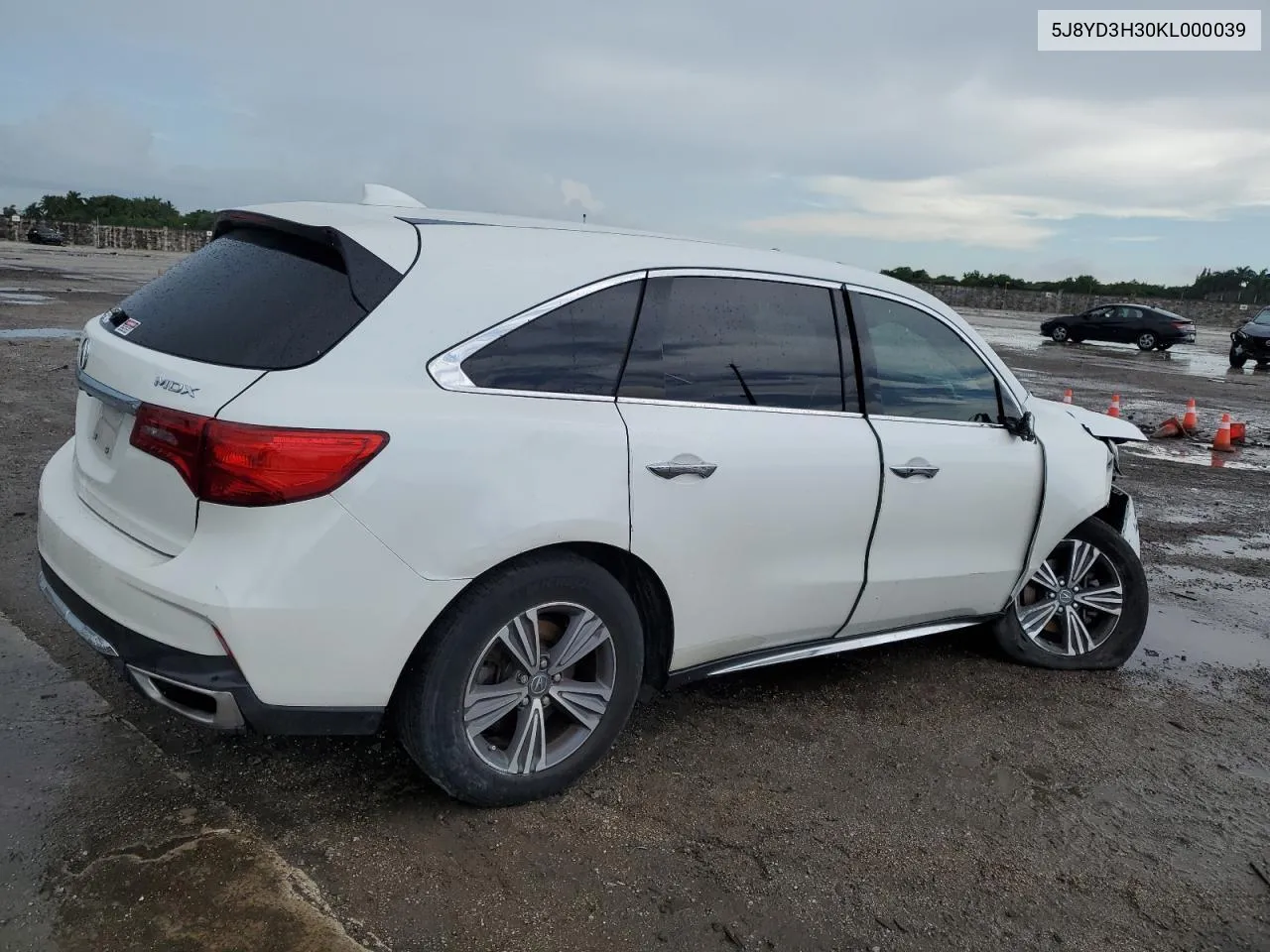 2019 Acura Mdx VIN: 5J8YD3H30KL000039 Lot: 75776104