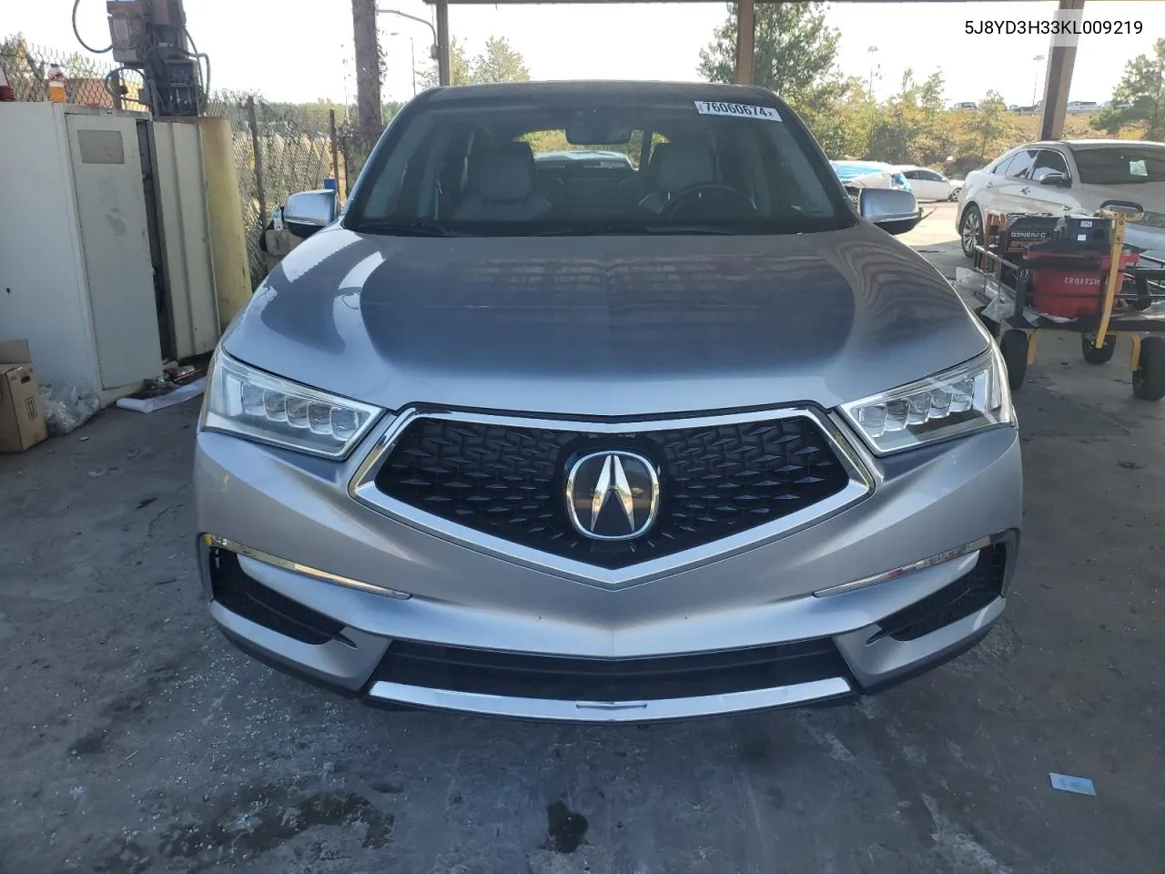 2019 Acura Mdx VIN: 5J8YD3H33KL009219 Lot: 76060674