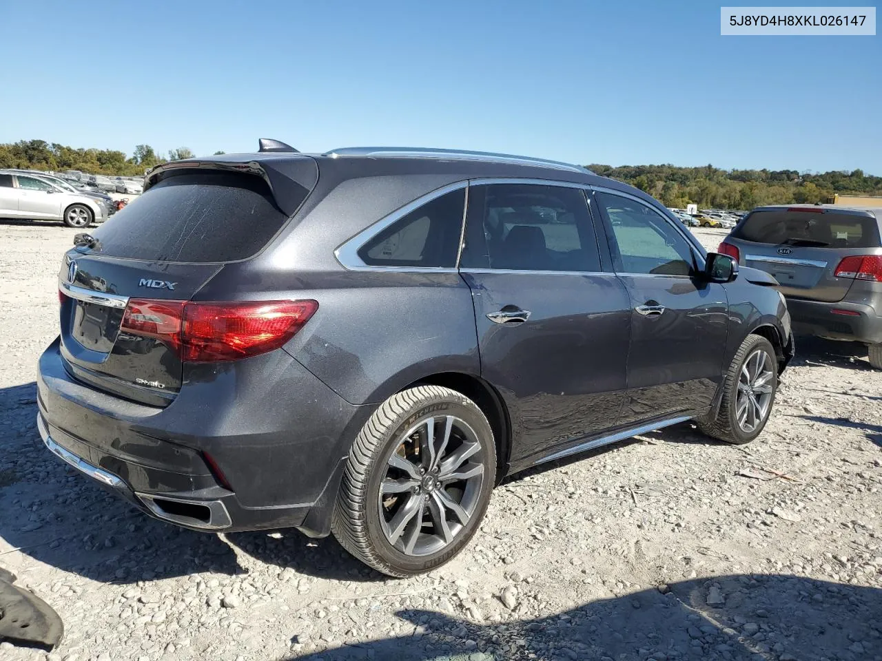 2019 Acura Mdx Advance VIN: 5J8YD4H8XKL026147 Lot: 76484004