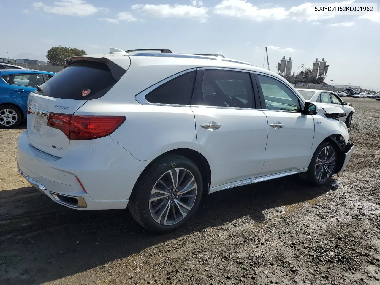 2019 Acura Mdx Sport Hybrid Technology VIN: 5J8YD7H52KL001962 Lot: 76631754